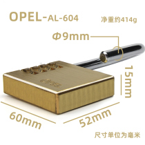 Large all-copper combination lock j warehouse factory door padlock rainproof waterproof rust-proof dormitory lock cabinet household copper