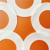 White double-sided adhesive release f-type gasket double-sided isolation gasket paper anti-stick release paper silicone paper outer diameter 10mm* within