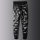 Down pants men's outer wear silver k glossy winter outdoor thickened warm casual high-end taped white duck down cotton pants k