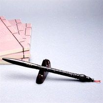 X-30 ebony tire hair pen Fulong Dengtian y or phoenix] Fu ball custom-made the pen tail Fu ball has a pen cap