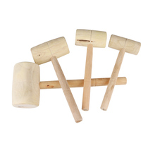 Wooden hammer solid wood kitchen hammer meat mallet wooden hammer wood hammer large wooden hammer for making glutinous rice cake round head small wooden hammer