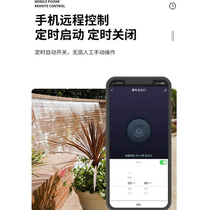 Stainless steel waterfall outlet courtyard rockery water curtain villa landscaping water feature wall artificial water tank fish pond