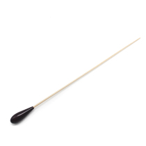 Band orchestra symphony performance pure solid wood maple dark purple conductor baton with portable metal barrel