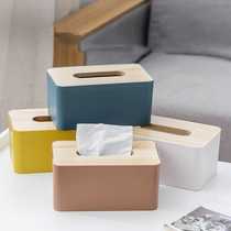 Wooden Tissue Box mith Rewolable Lid Ecofriendvy Tissue