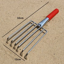 Stainless steel tool set seaside clam digging equipment rake shrimp extractor artifact beach picking oyster razor clam shovel