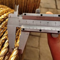 Waste paper baling rope wheat straw baling rope gold rope baling rope greenhouse laminated three-strand bundling laminated line baling rope