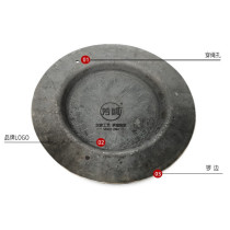 Cloud gong clang gong ring clang gong board gong stall cue bronze P gong moon gong ethnic band instrument