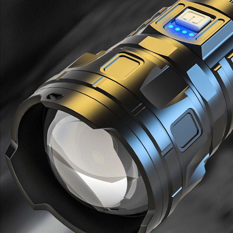 Manufacturer (German laser gun) quad-core p90 lamp bead shot far 2 km 2 km 3w luke with ten hours waterproof anti-Taobao