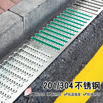 304 stainless steel kitchen drain sewer drain grille cover drain cover sink grate open ditch trench