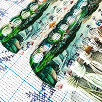 72 holes] Acrylic thread l plate cross stitch thread plate with numbers special winding extension line large hole thread plate cross stitch