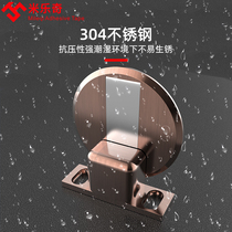 New floor suction door suction strong magnetic door stopper door fixing buckle windproof door safety door stop anti-collision no punching