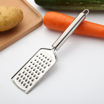 Sufa foreign trade stainless steel cheese grater multifunctional jelly L scraper large hole small carrot grater