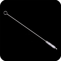 45cm extended straw cleaning brush stainless steel brush non-rusting and lint-free breast pump tube trachea cleaning