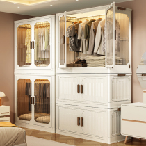 Simple wardrobe household clothes storage cabinet free of installation childrens small wardrobe bedroom foldable assembly storage cabinet