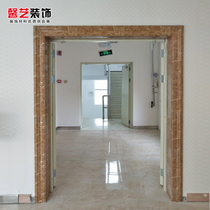 Stone plastic imitation marble door cover window cover elevator cover background wall border tile waist line living room border line 15cm