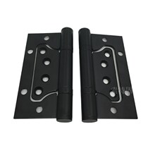 Black hinge leaf stainless steel 4-inch solid wood white door E gold slot-free silent butterfly red bronze hinge