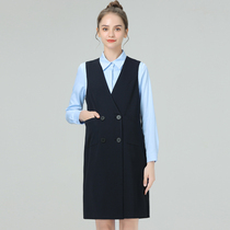 Maternity wear spring and autumn new mid-length commuting professional interview formal wear work pregnancy vest womens sleeveless vest