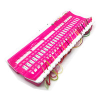 Cross-stitch thread organizer 50-bit large winding thread organizer embroidery tool artifact winding board needle threading board