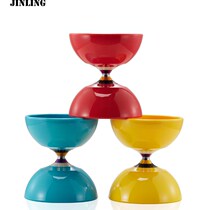 Campus diabolo three-bearing soft plastic diabolo double-headed beginner childrens diabolo bamboo primary school diabolo old bamboo ring bell