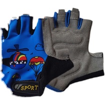 Childrens gloves thin non-slip anti-fall wear-resistant balance bike climbing breathable elastic ice silk spring and summer 2 years old 4 years old 10 years old