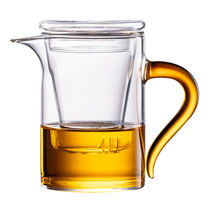 Thickened high temperature resistant all-glass brewing teapot scented tea green tea black tea cup with reasonable tea water separation cup with filter