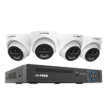 Monitor HD set 8 million indoor home night vision full color poe powered supermarket with recording wired monitoring