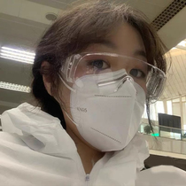 Factory sells retro European and American style photo taking windproof sand and dust one-piece glasses transparent fully enclosed breathable anti-fog riding