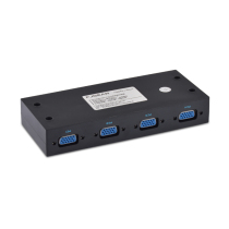 KVM switch display input 1 output multiple computer mouse keyboard shared keys 4 VGA thermal display U with audio switching