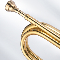 Stride horn charge horn equipped with 7C high-pitched labor-saving mouthpiece props trumpet horn blowing instrument