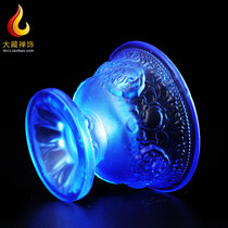 Spot Tibetan water supply cup high-legged eight u auspicious seven-color water glass water supply cup for Buddha cup water supply bowl holy water