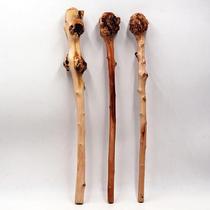 Natural wooden massage hammer black fruit wood leaving marks pomegranate fitness hammer massager back hammer craft gift