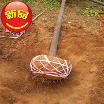 Large rolls of plastic instead of soil balls tied with cloth A wrapped with soil F balls garden ropes straw ropes transplanted trees packed