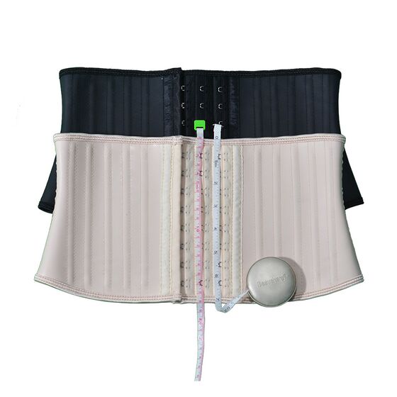 25骨哑光胶面短款小个子束腰收腹带女产后塑身内衣塑腰腰封护腰