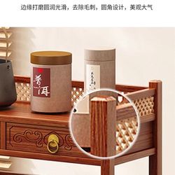 새로운 단단한 나무 차 컵 랙 차 세트 찻잎 보라색 점토 차 냄비 저장 티 테이블 차 UU 선반 작은 보관 랙