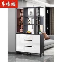 2020 New Years goods new light luxury entrance hall cabinet integrated wine screen about 2 halls partition cabinet double-sided cabinet wind cabinet room hall