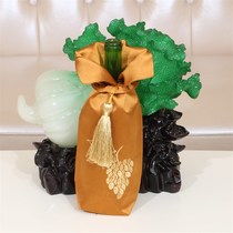 Chinese classical wine bottle cover European wine bottle cover dust cover handicraft decoration home wedding gift