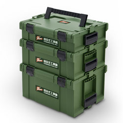 Juanlang hardware tool box plastic m thickened stackable suitcase ຊ່າງໄຟຟ້າ ຊ່າງຕົບແຕ່ງ ເຄື່ອງເຈາະໄຟຟ້າ ກ່ອງເກັບມ້ຽນ