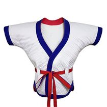 Chinese wrestling clothes red and blue traditional wrestling clothes Chinese wrestling clothes thickened cotton wrestling