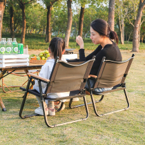 Outdoor folding chair Kermit chair portable picnic camping backrest leisure folding chair fishing stool beach chair