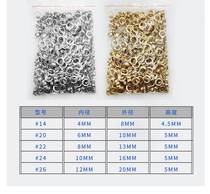 Semi-automatic 10mm ring-free mother button spray painted exhibition stand hanger chicken eye gas eye button hollow rivet air-eye buttoning machine