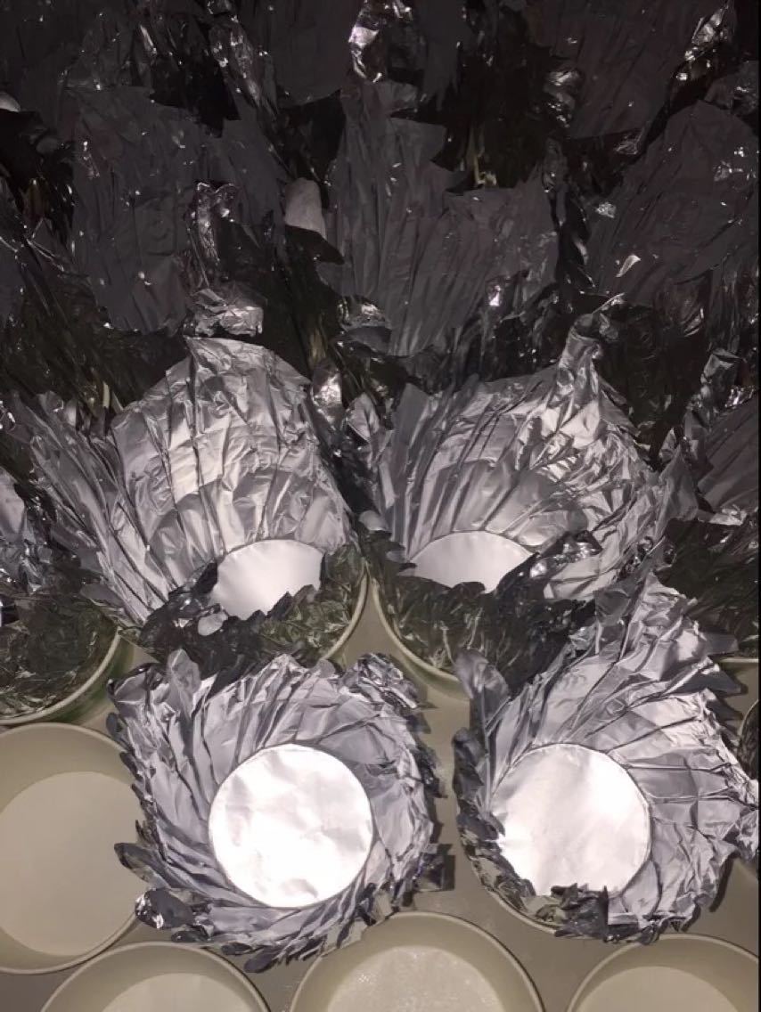 45cm Thickened 25 micron sheet Mount Barbecue Aluminum Foil Paper Gold Needle Mushrooms Tinfoil Paper Called Flower chicken Flower A tin paper-Taobao