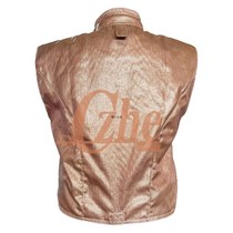 Ultra-thin washable e-foil metal jacket (orange-red)