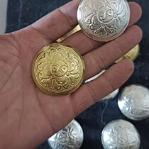 Mongolian saddle accessories saddle buckle brass saddle seat nail decorative buckle horse equipment