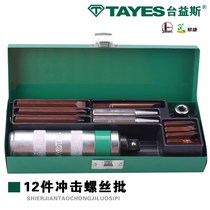 Taiyisi 12-piece impact screwdriver head set hexagonal screwdriver impact driver screwdriver