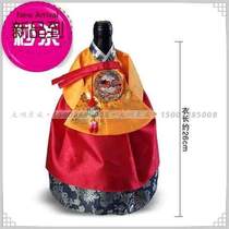 Custom traditional l Hanbok red wine bottle set art decoration i product Korean restaurant bar food store people