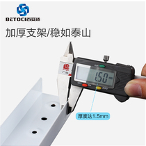 Kitchen household microwave oven bracket wall-mounted v bracket telescopic storage rack storage shelf wall folding oven