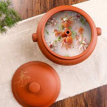 Ceramic steam pot Yunnan Jianshui steam pot chicken steam pot purple clay steam pot household steam pot chicken commercial ceramic steam chicken pot