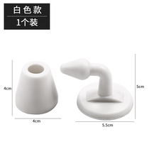 Door suction silicone anti-collision-free door handle anti-collision mat bathroom door stop plastic toilet door anti-collision after touching the door