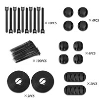 Wire cover diving material zipper cable network cable data cable sorting protective storage cover wire fixer protective cover