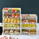 Jisu Home Furnishings Kitchen Shelves-type Drawer-type Storage Side Dishes Desktop Layered Dish Racks